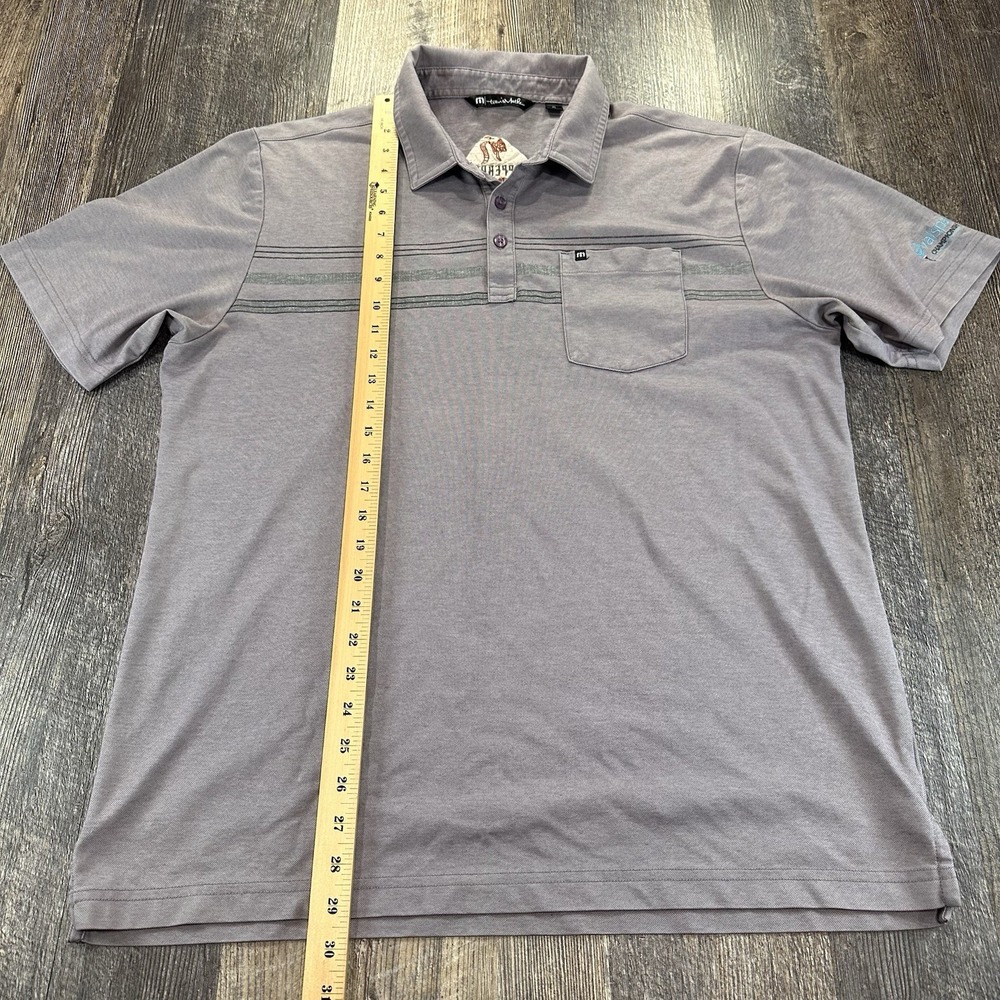 Travis Mathew Short Sleeve Golf Polo Shirt Purple Size XL Valspar Championship - Picture 7 of 9